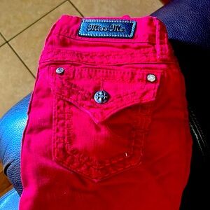Miss me red jeans, size 14 only worn once excellent condition